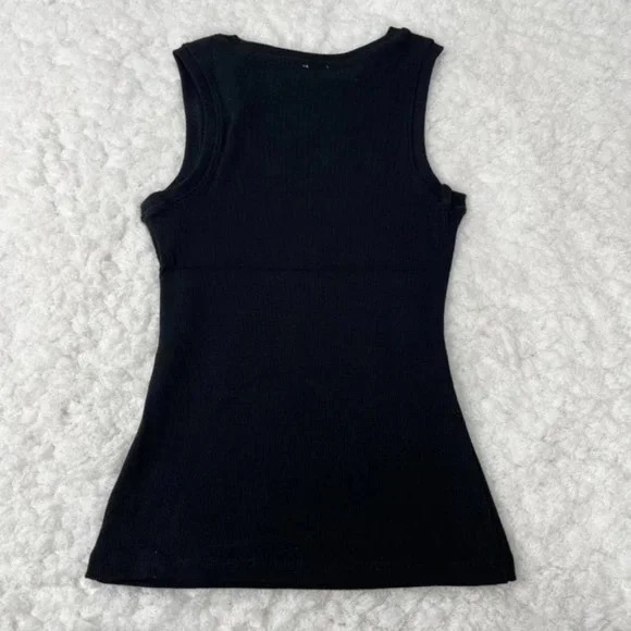 Loewe Black Ribbed Tank Top - Picture 3 of 4